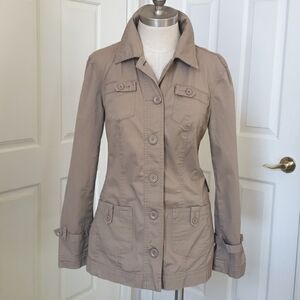 TRIBAL Tan Utility Barn Jacket